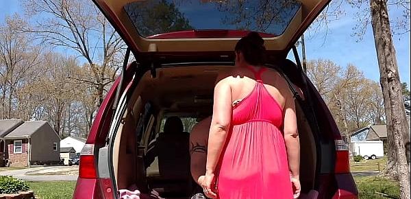  Fucking the Mrs in the driveway in the back of the van - Becky Tailorxxx